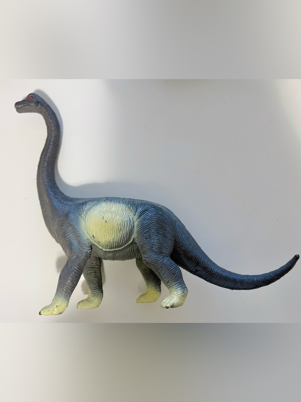 Grey and Yellow Brachiosaurus Reptile Toy - Brand